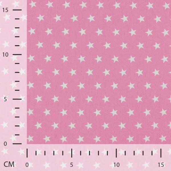 Sterne Rosa Quality Textiles Daisy Star rose