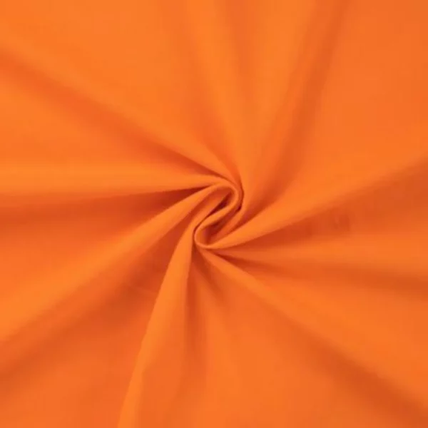 Meterware - Bauwollstoff - uni - Orange